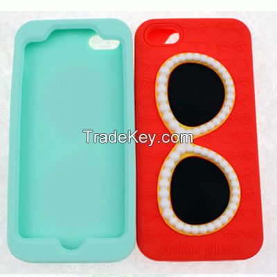 Pear sunglass silcion case