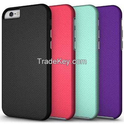 Finger printing proof hybrid phone case