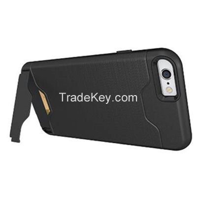 Card holder phone case with kick stand