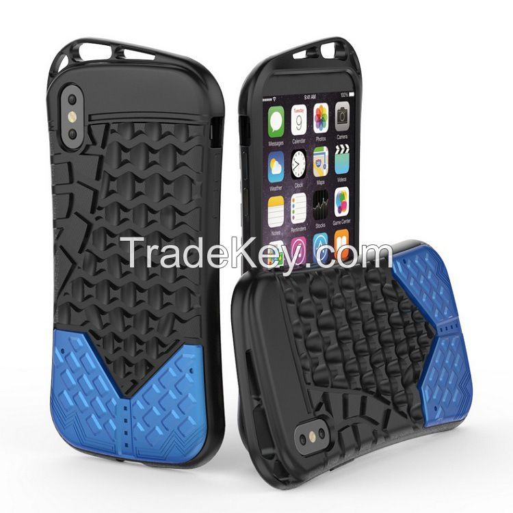 Outdoor rugged hybrid case for iPhone