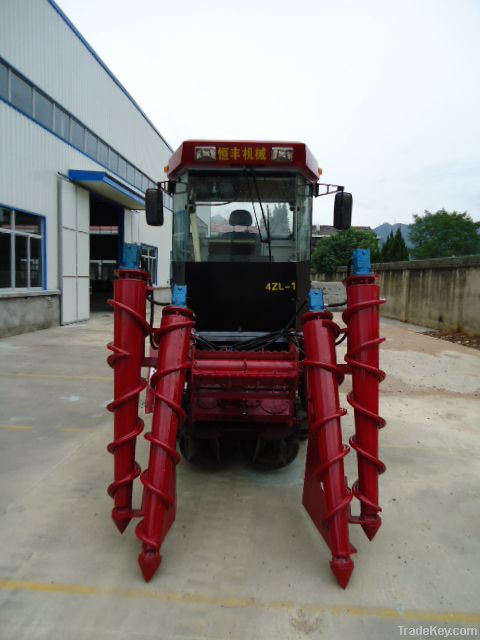 Sugar cane harvester