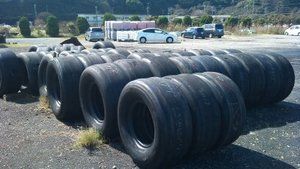 secound hand rubber tire of aircraft