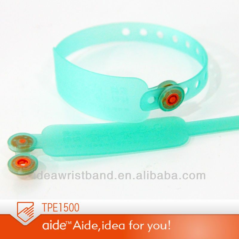 Plastic entertainment wristband TPE1500