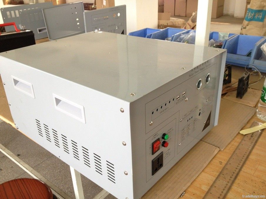 Solar refrigerator with solar panel and solar power supply system 92L