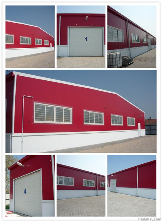 Steel structure warehouse building