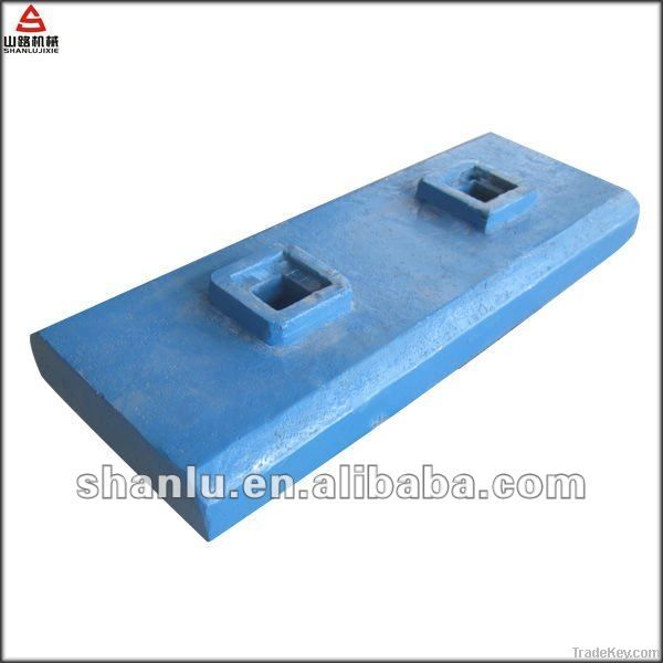 China liner plate for impact crusher