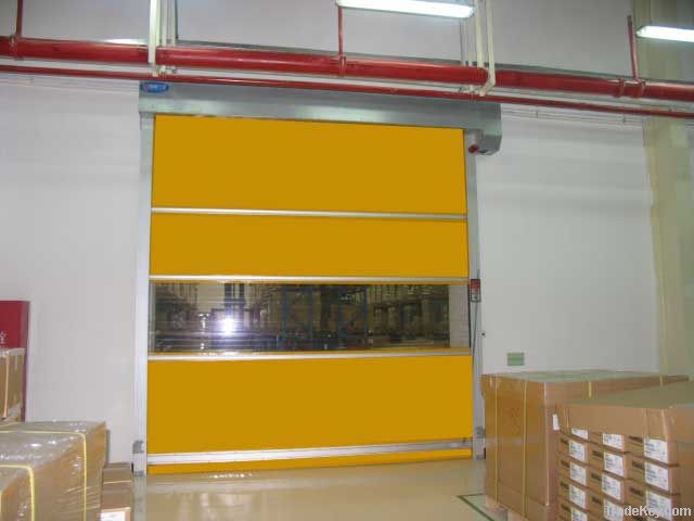 High speed roll door