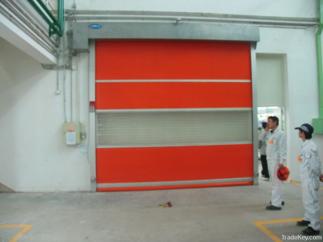 High speed roll door