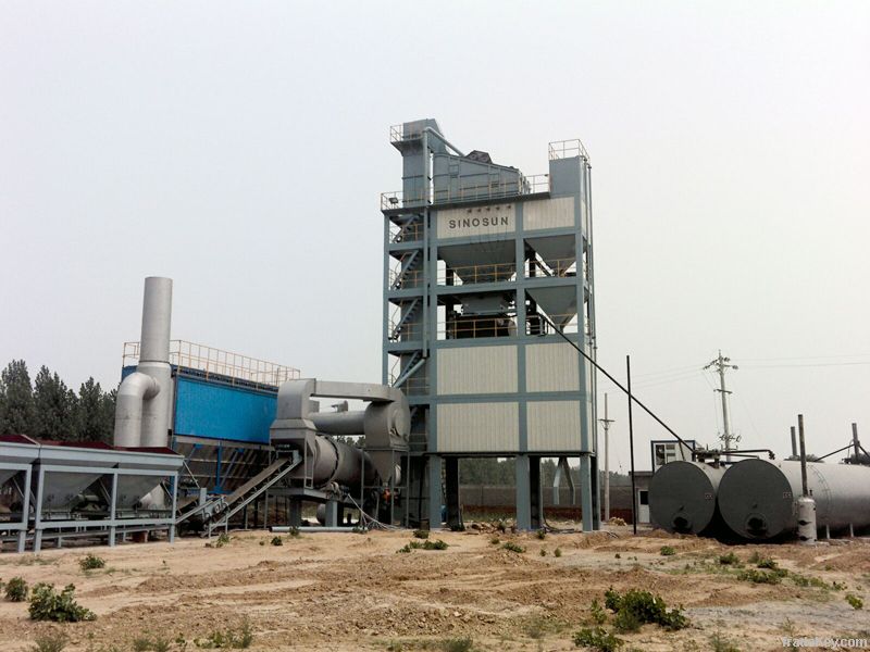 SAP120asphalt batch mix plant