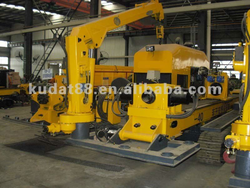 Horizontal directional drilling (KDP-40, 40ton hydraulic HDD rig)