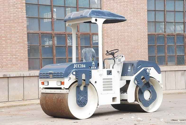 Double Drum Road Roller