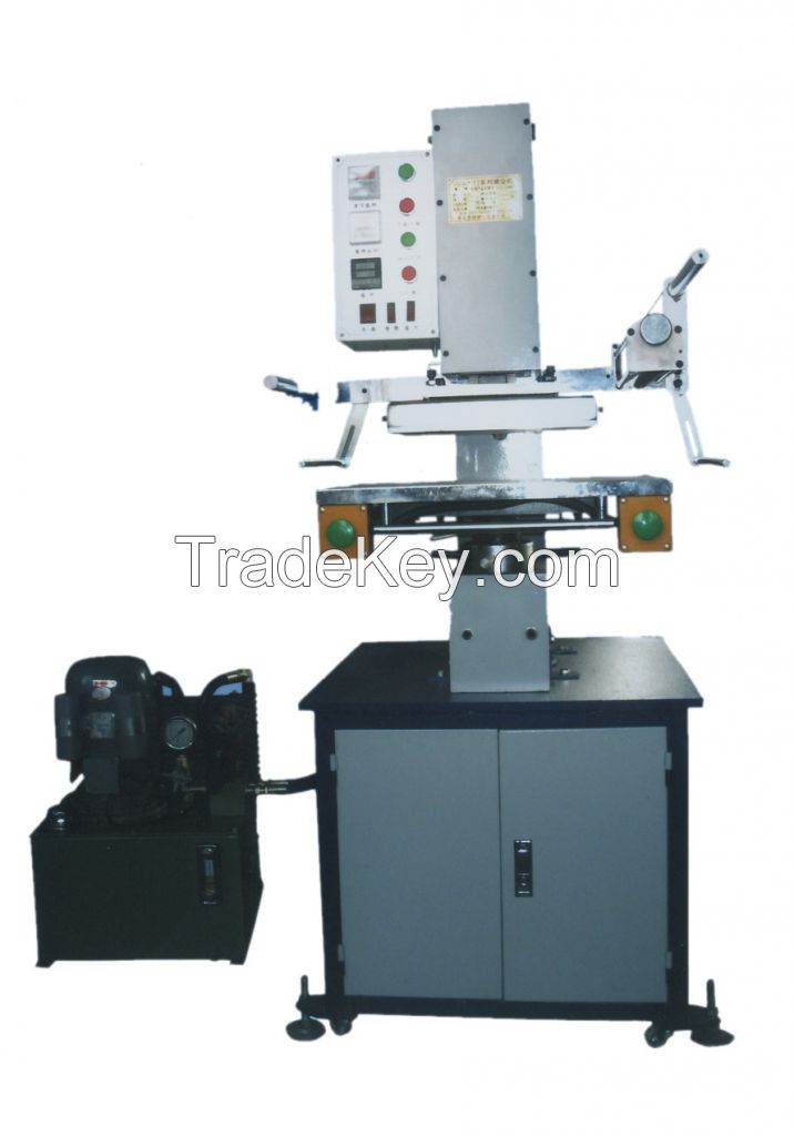 TJ-63 Hydraulic hot stamping machine for leather, paper, number plate