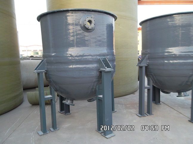 FRP reactor vessel