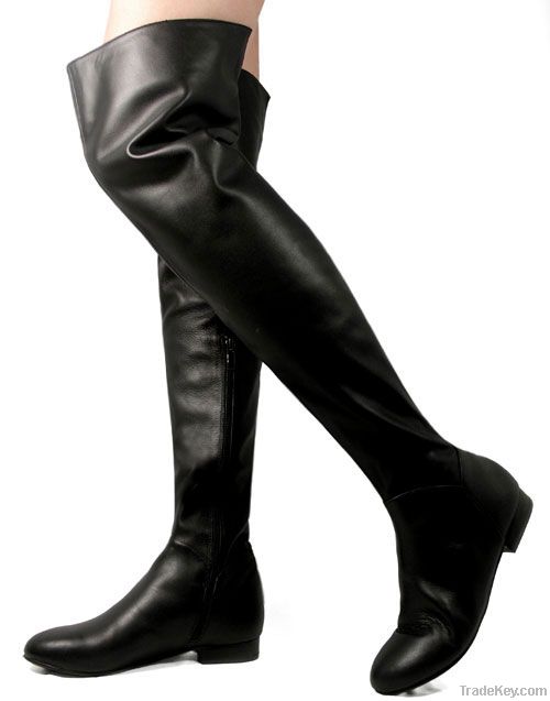 lotoyo over the knee genuine leather boots