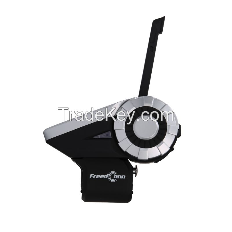 Hot sale Full duplex T-Rex Motorcycle 1500M BT Helmet Intercom for 8 Riders at the time Talking