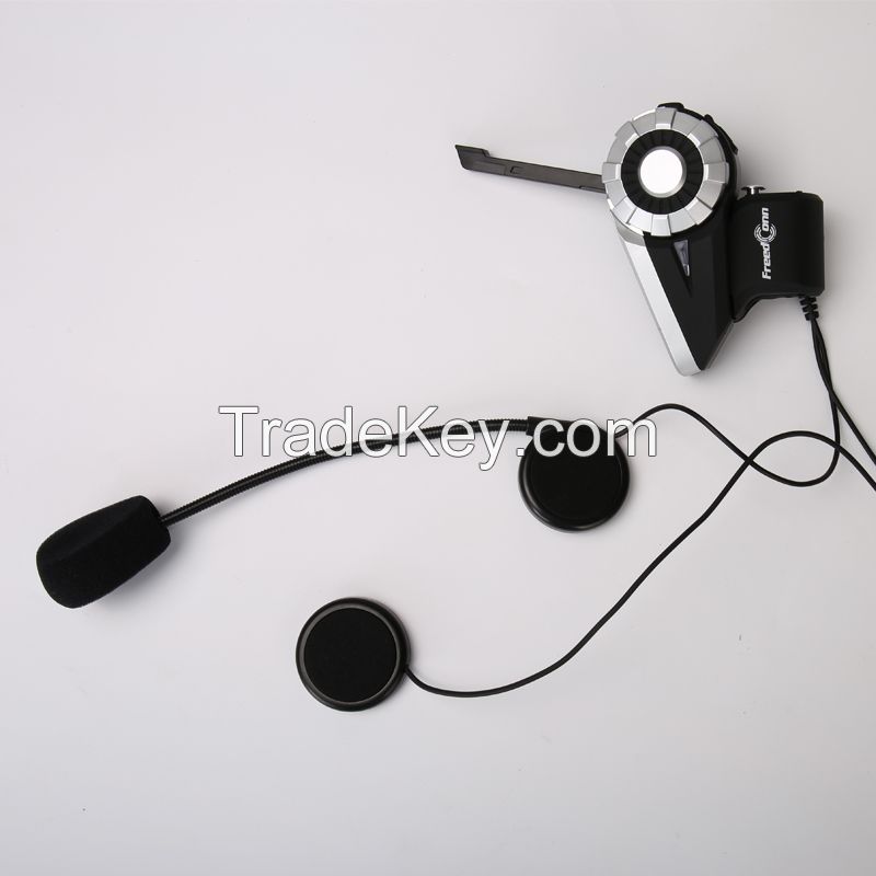 Hot sale Full duplex T-Rex Motorcycle 1500M BT Helmet Intercom for 8 Riders at the time Talking