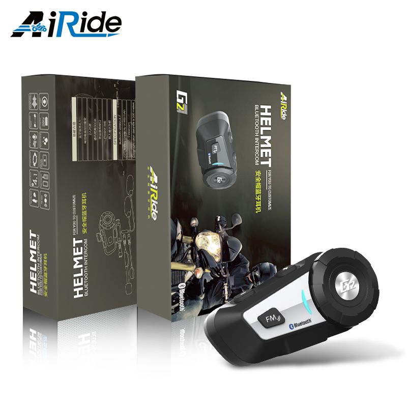 Motorbike Helmet Bluetooth Intercom Headset 500 Meters Speaker At Same Time