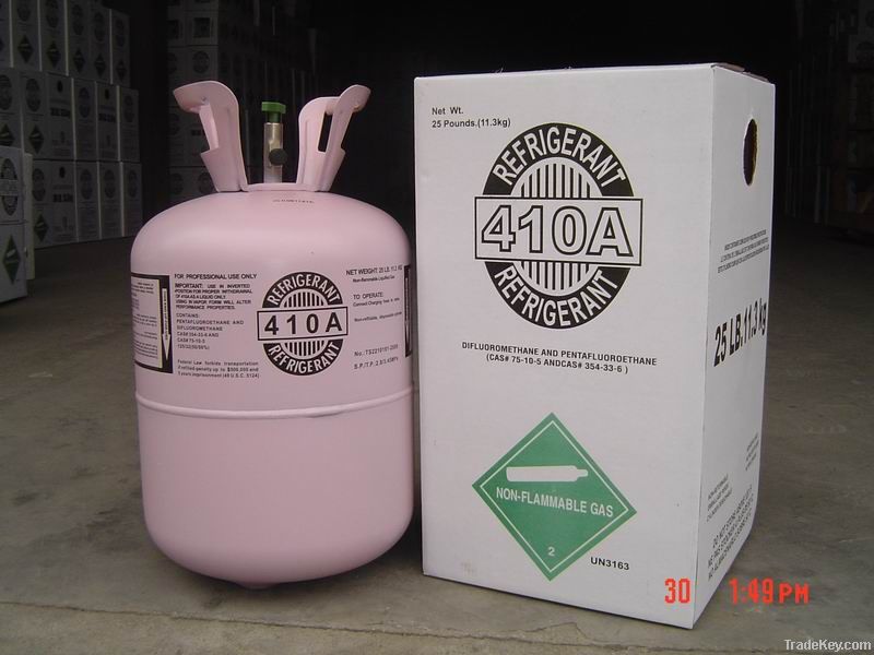 R410 Refrigerant gas 11.3kg cylinder for cooling