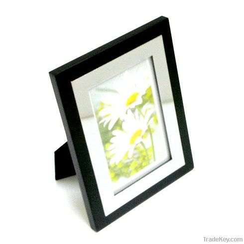 4x6'' mdf black photo frame