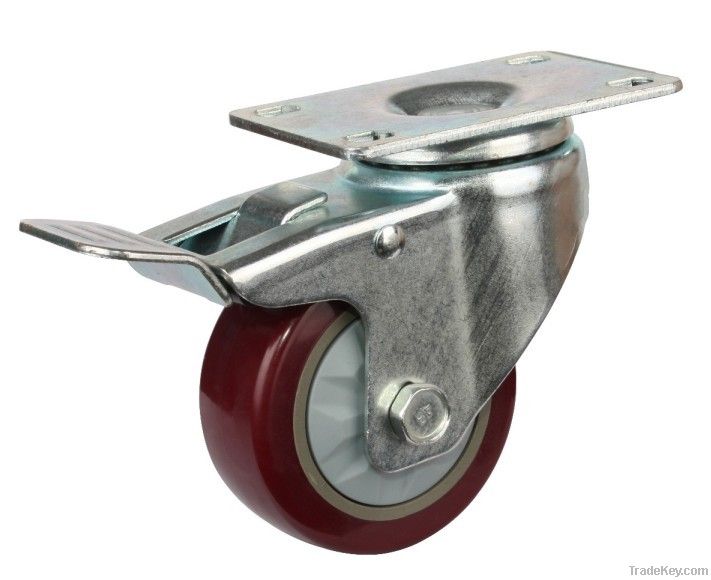 Swivel Garnet wheel Casters with Dual Lock