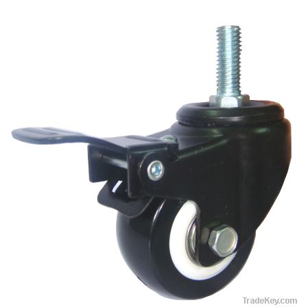 Black Casters with Black Yoke