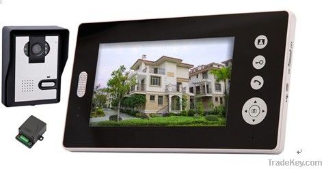 7 inch color display wireless video door phone intercom system