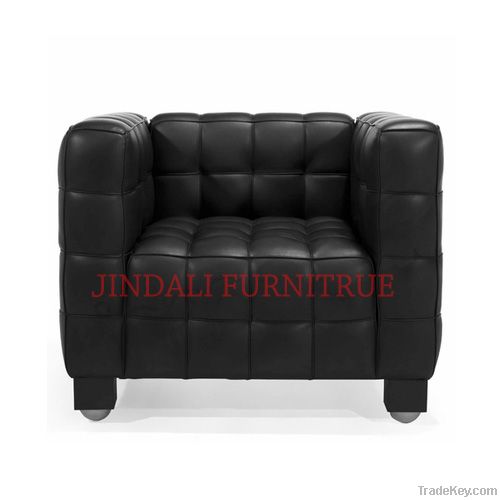 Kubus sofa, one seat.  Genuine leather sofa