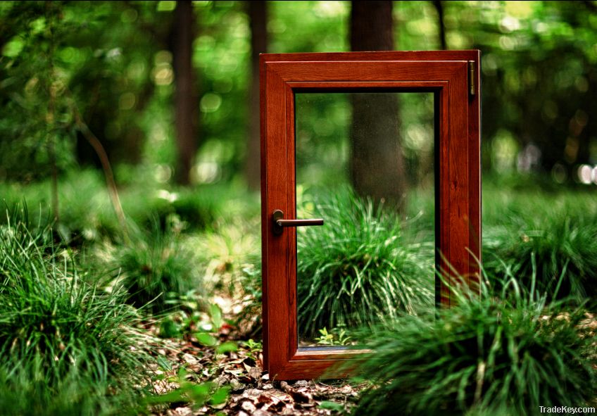 wood clad aluminium window