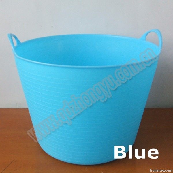 large plastic flexible construction trough