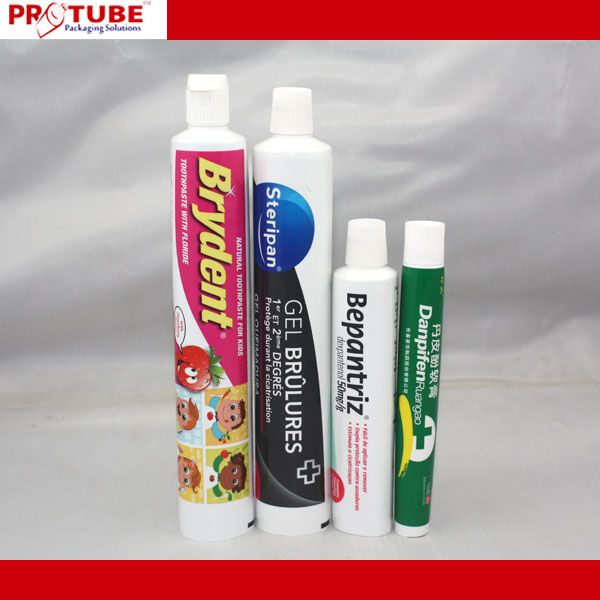 Toothpaste tube packaging