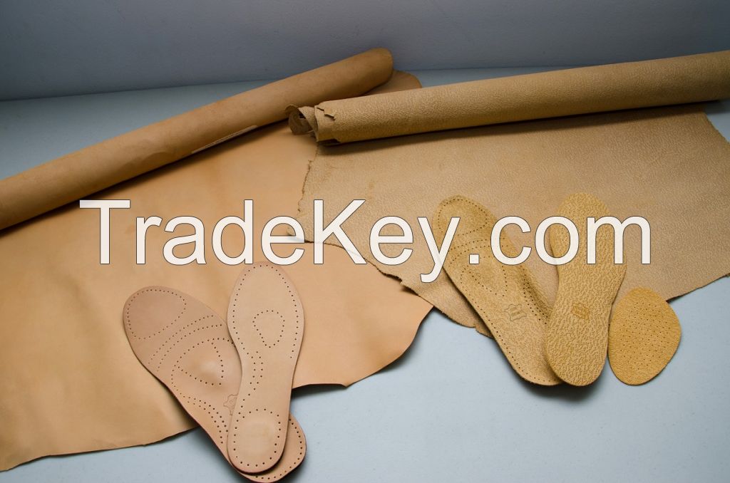 Leather insoles