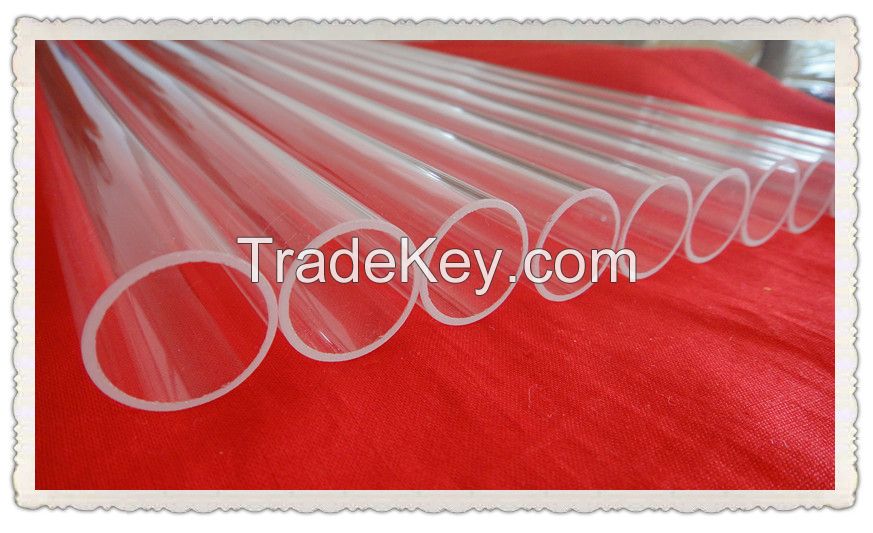 High tempreture resistant quartz glass tubes