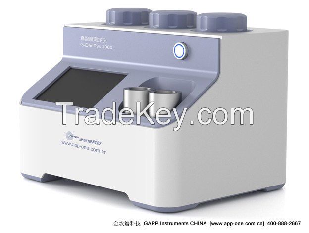 gas pycnometer analyzer for true density, open and closed porosity