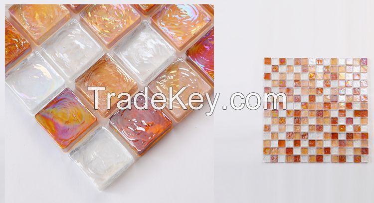 Mix Glass mosaic -  Orange