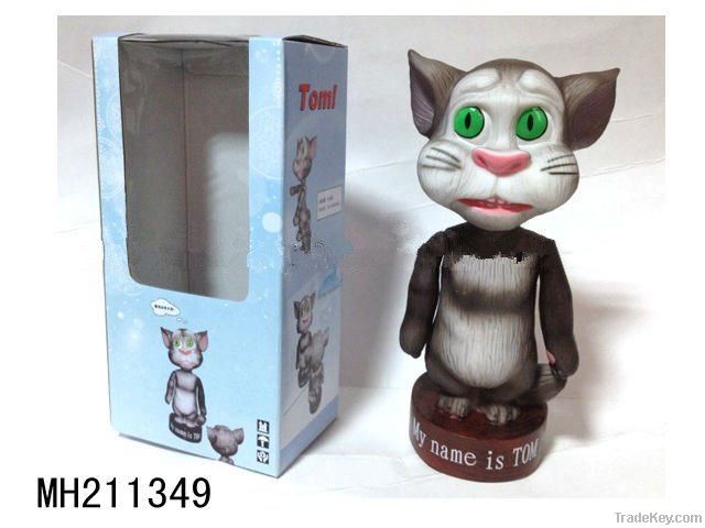 Talking tom cat doll intelligent recording iphone games large tom cat