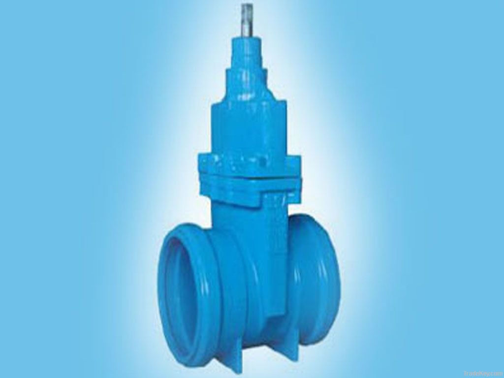 Socket type soft sealing gate valve