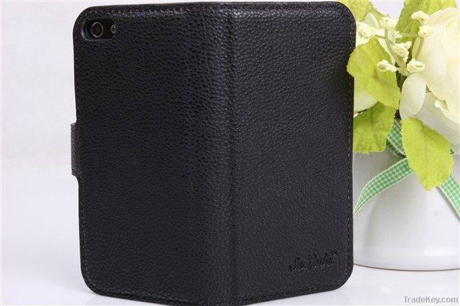 High Quality Fashionable Wallet Design Leather Case Cover for iphone 5