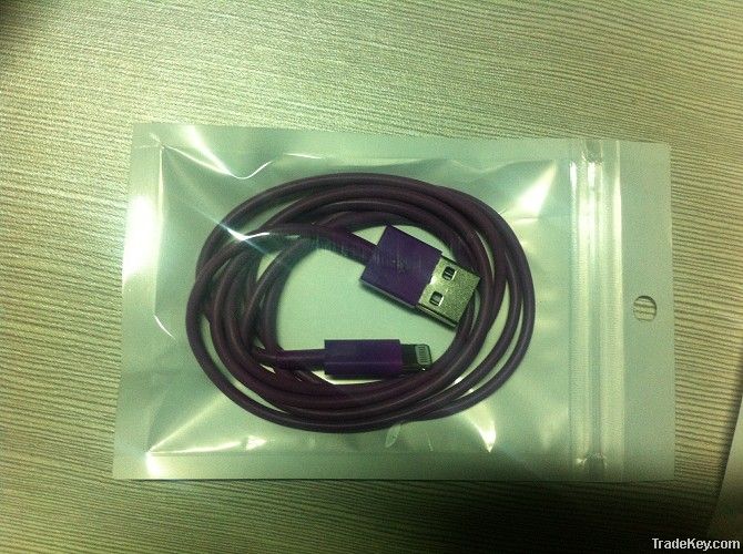 High Quality Colourful Data Line USB Cable For Iphone 5