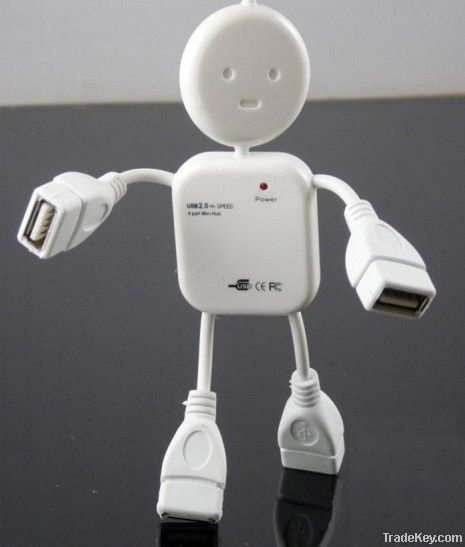 Usb 2.0 High-speed 4 Port Robot Usb Hub