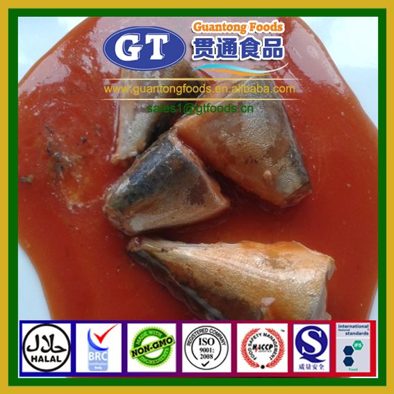 canned mackerel in tomato sauce 155g