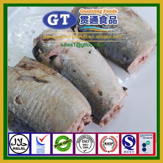 canned mackerel in brine 425g