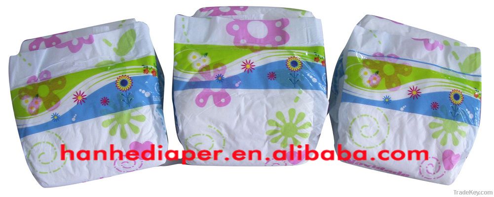 dry baby diaper with good absorb