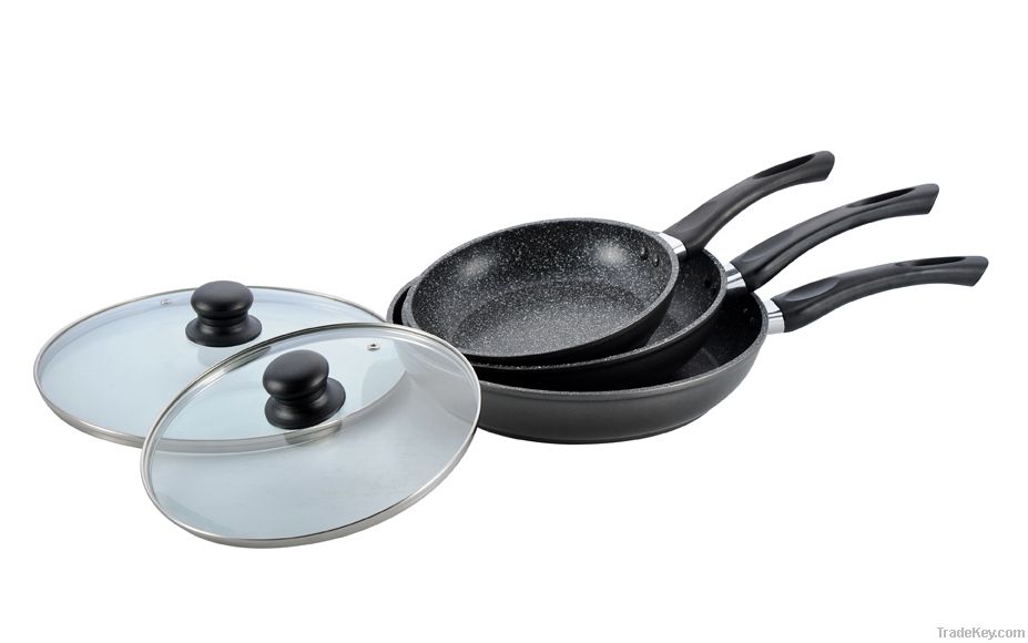 Aluminum Non-stick Marble Coating Cookware