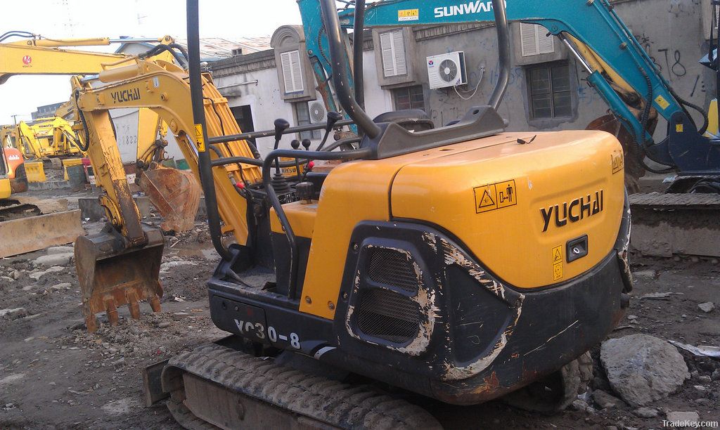 used excavator, YUCHAI YC30-8 for sell