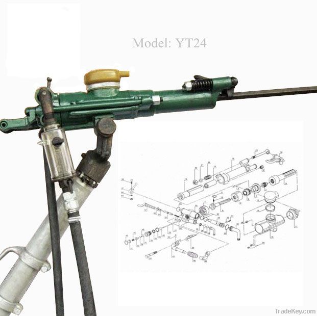 yt24 pneumatic hand drill