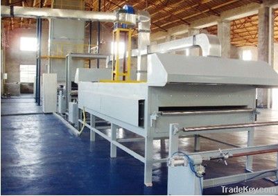 Dust collection filter cloth and fire proof cloth coating machines