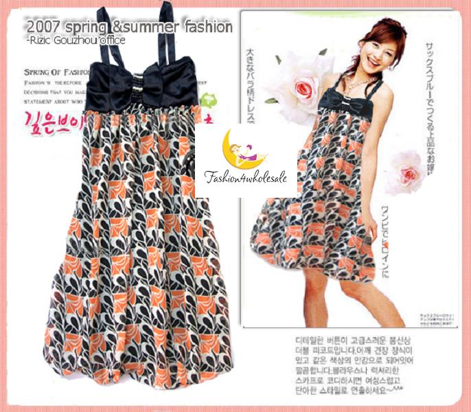 Japan Magazine Style Ladies Dress