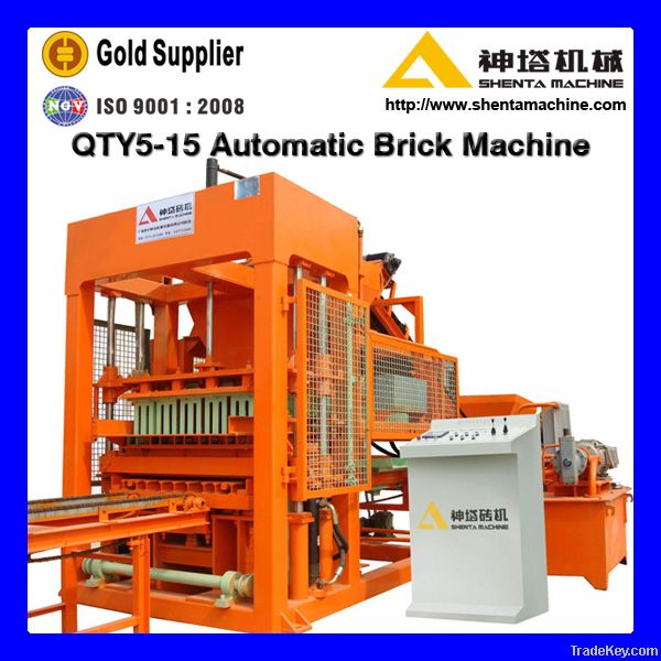 Automatic hydraulic cement block making machine