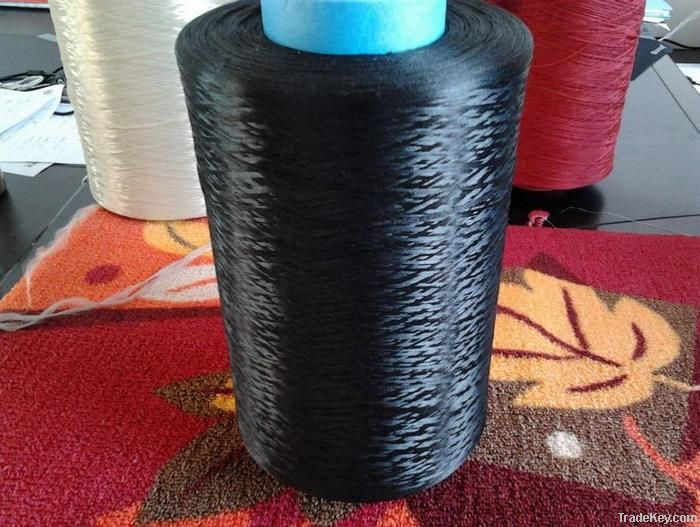 Dyed Untwist Polyester BCF Yarn Black