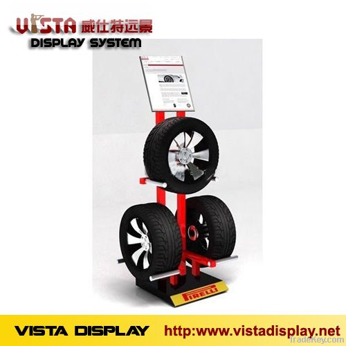 Tire display metal